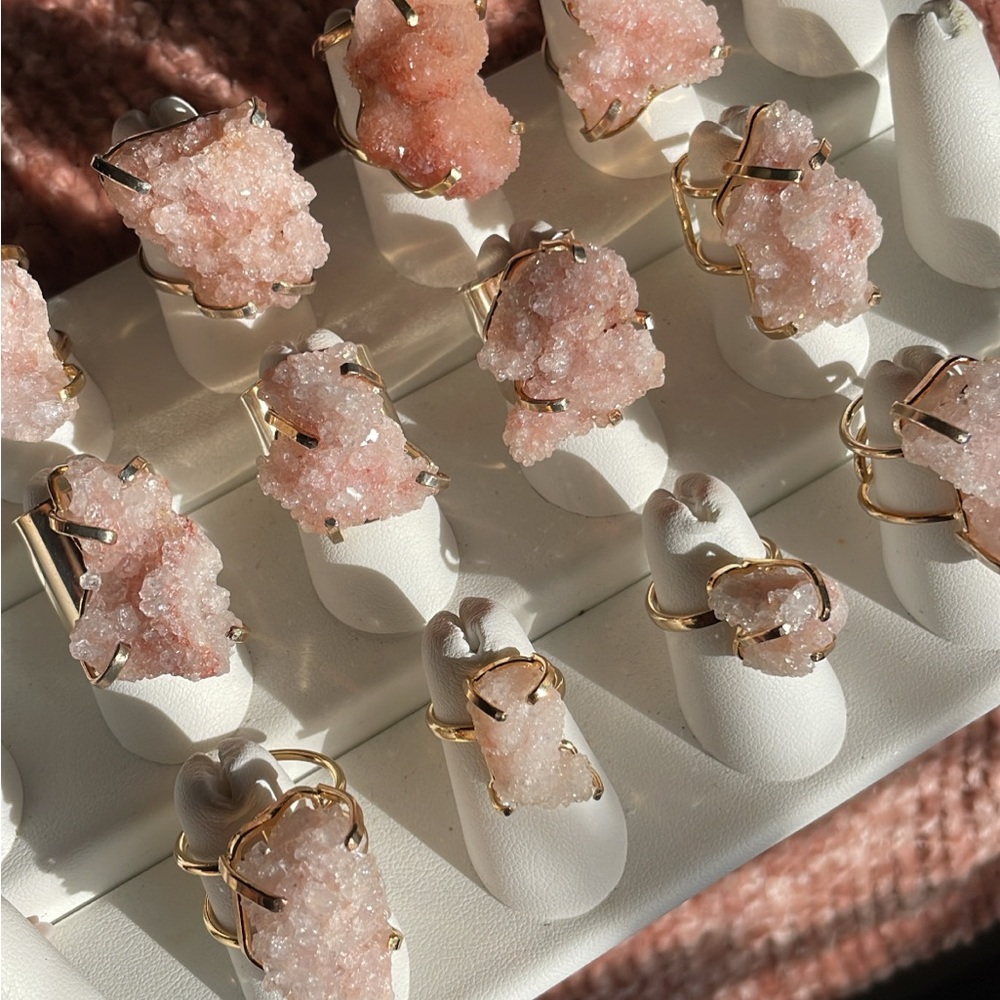 Pink amethyst ring - Picture 3 of 4